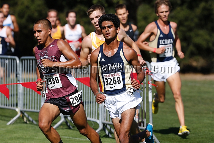 2015SIxcCollege-134.JPG - 2015 Stanford Cross Country Invitational, September 26, Stanford Golf Course, Stanford, California.